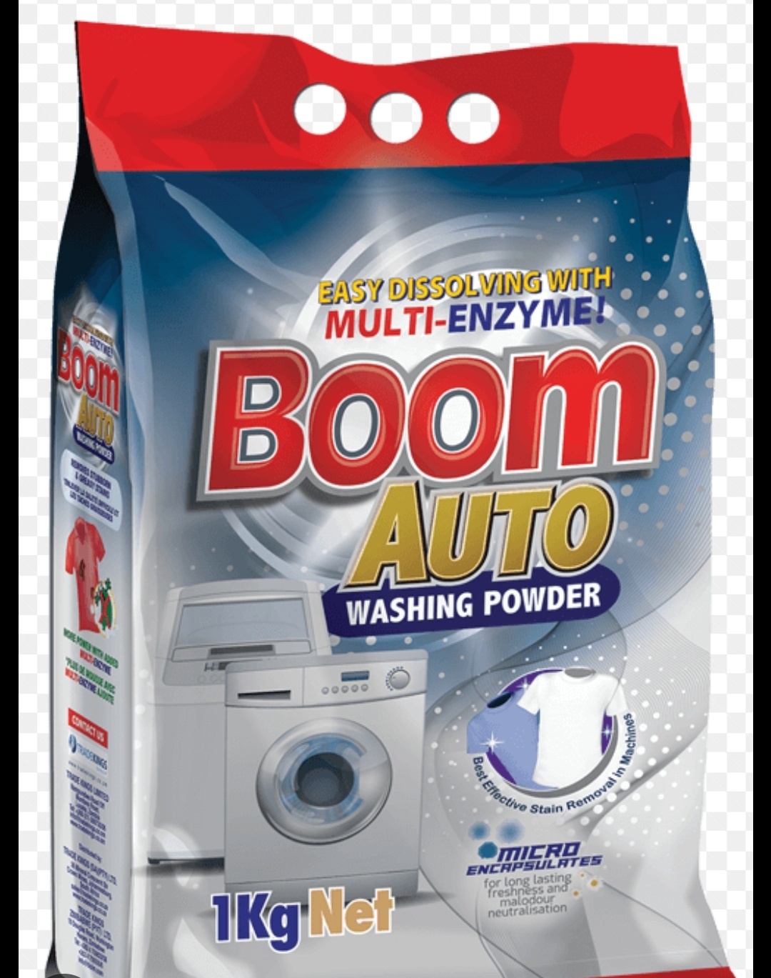 Boom Auto 1kg Wash Powder
