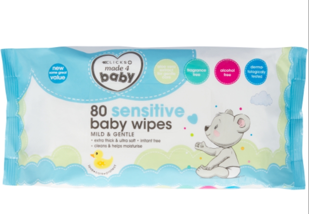 Clicks Baby Wipes 80s